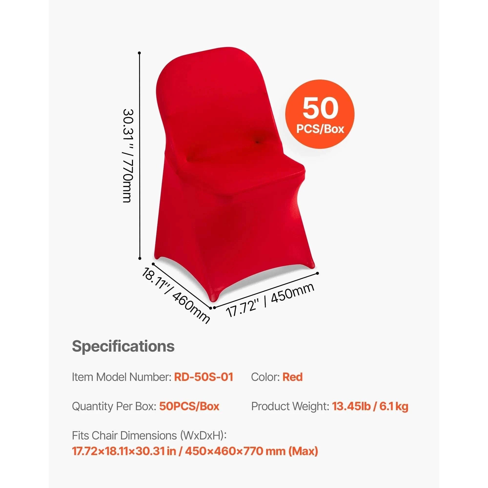 Stretch Spandex Chair Covers for Events & Dining Chairs (Set)-United States / Pink