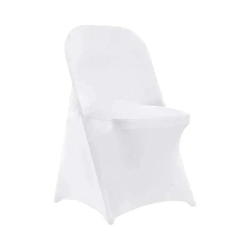 Stretch Spandex Chair Covers for Folding Chairs (12 or 30 Pack)-