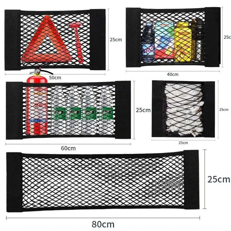 Stretchable Car Storage Net Mesh Organizer-80 x 25cm