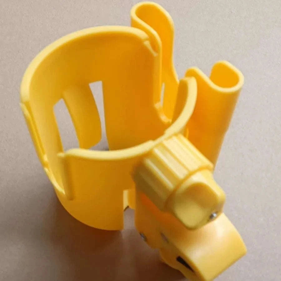 Stroller Cup and Phone Holder for Prams with Anti-Slip Design-Beige