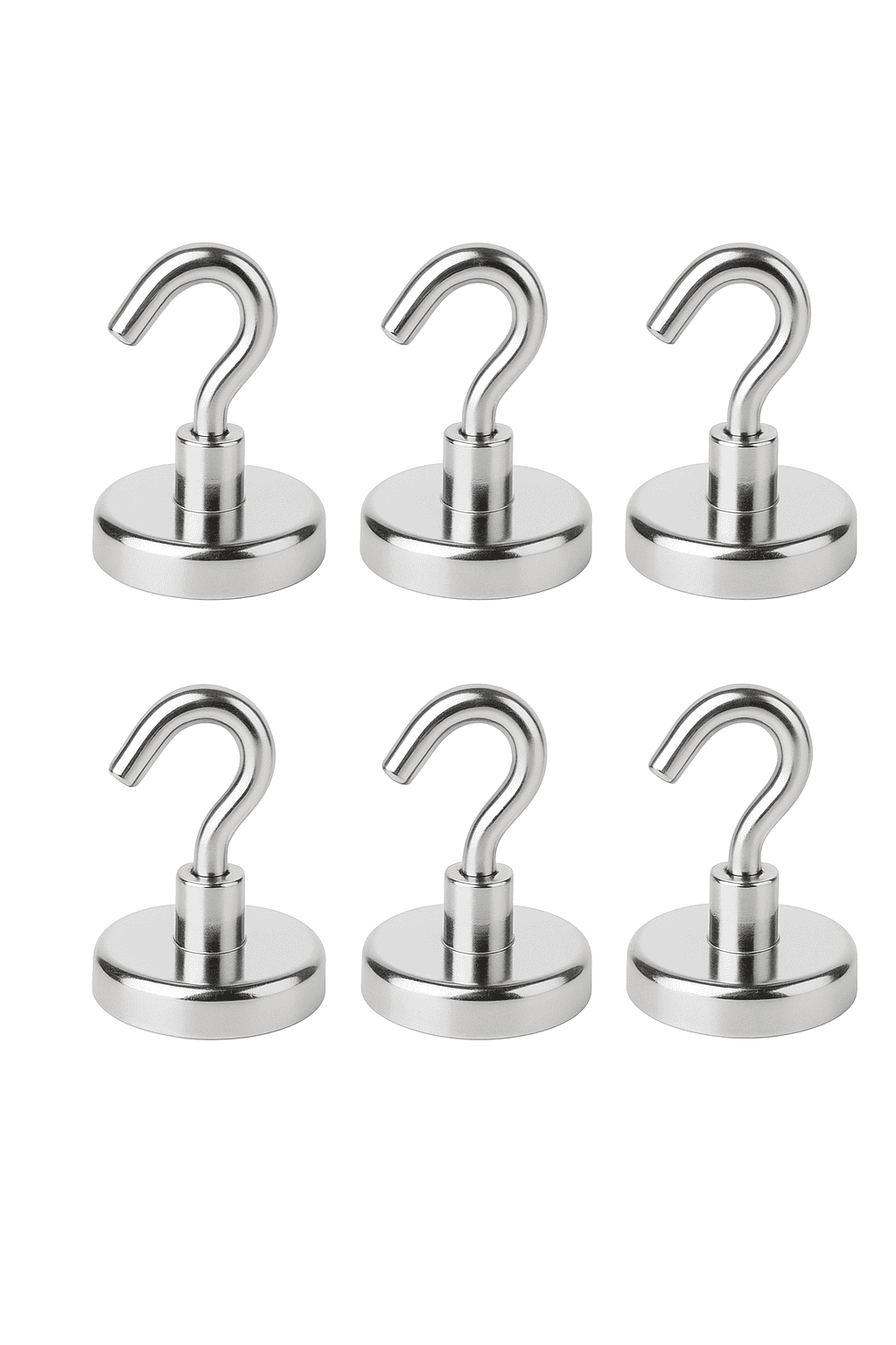 Strong Magnetic Hooks for Quick Home and Office Storage-E10-Max-Tension1.5kg / 40PC