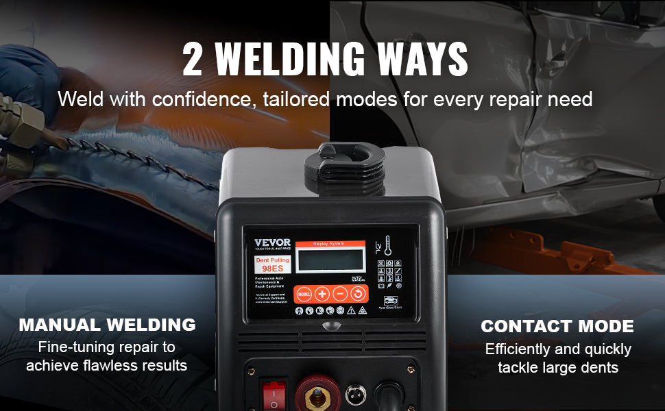 3KW Stud Welder Dent Repair Kit with 9 Modes Auto & Manual