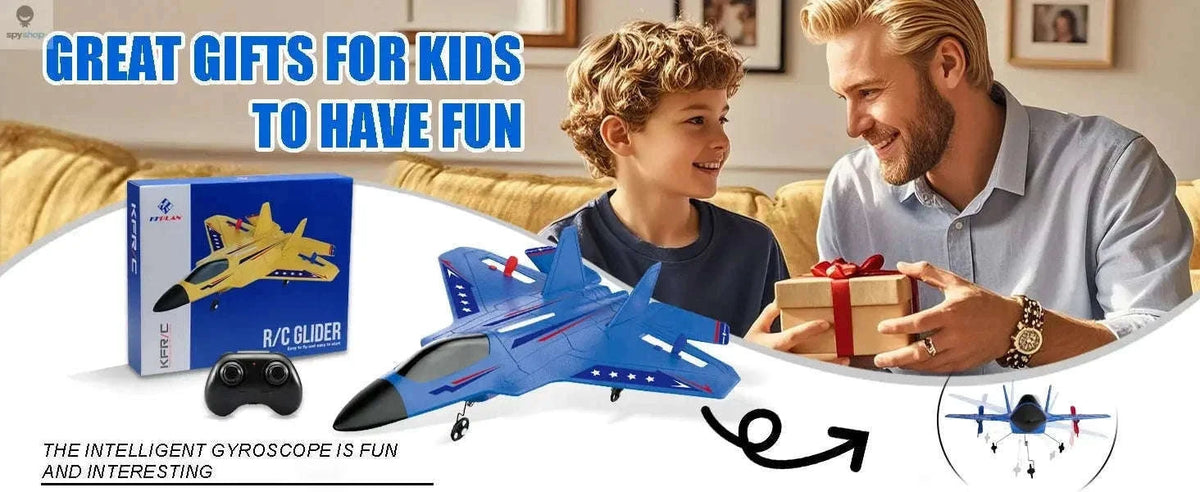 SU35 RC Plane with LED Lights and 2.4GHz Control-Yellow