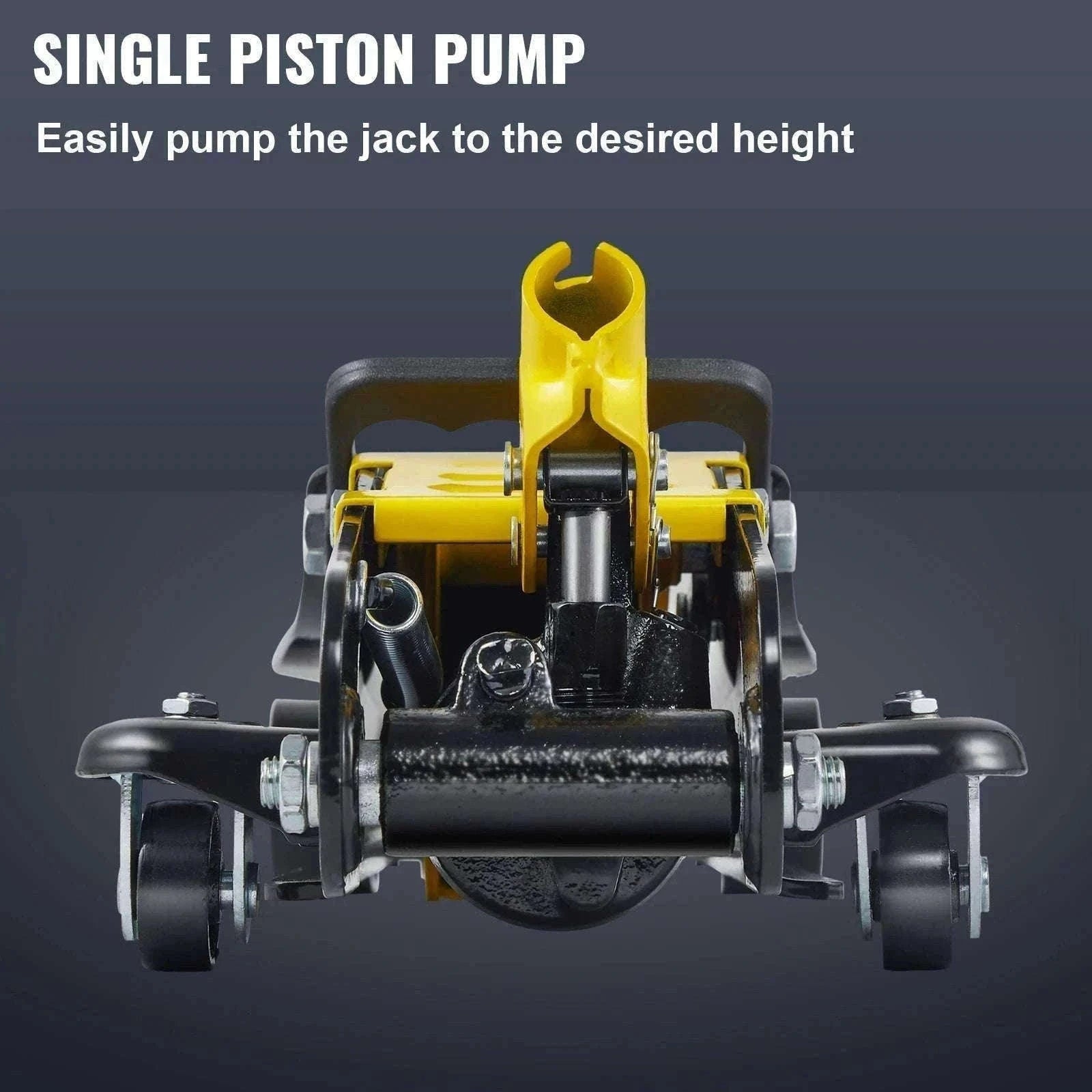 SucceBuy 2.5T Floor Hydraulic Jack Pneumatic Low Profile Floor Jack Heavy-Duty Steel Racing Floor Jack with Piston Lift Pump-Germany
