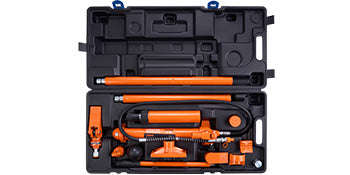 SucceBuy 4/10/12/20 Ton Power Hydraulic Cylinder Jack Autobody Frame Repair Tool Kit Automotive Truck Lifting  Heavy Equipment-12 Ton / United States