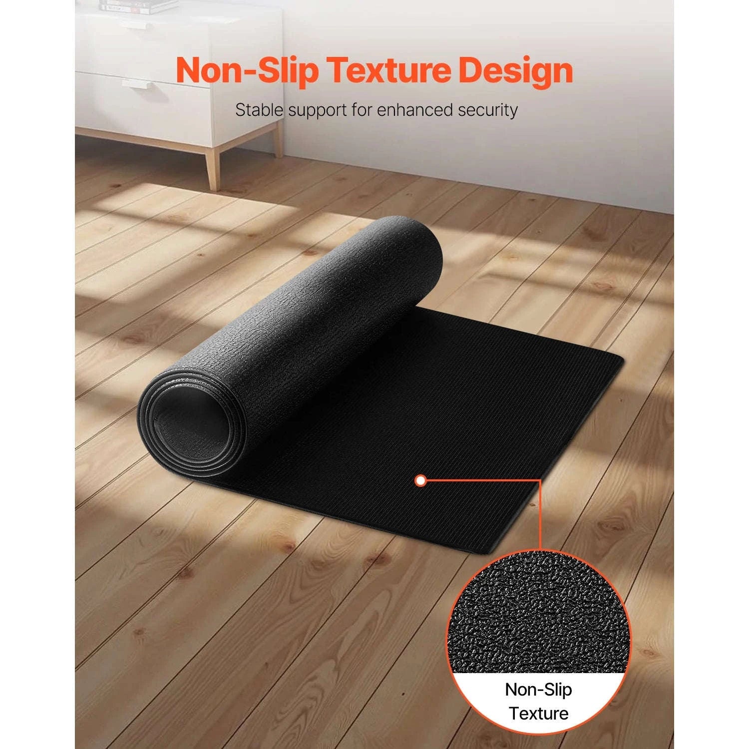 SucceBuy Treadmill Mat for Carpet Floor 0.16/0.24 in Thickness High Density PVC Waterproof Non-slip Mat for Elliptical Home Gym-23.62x51.18in 0.16in / United States