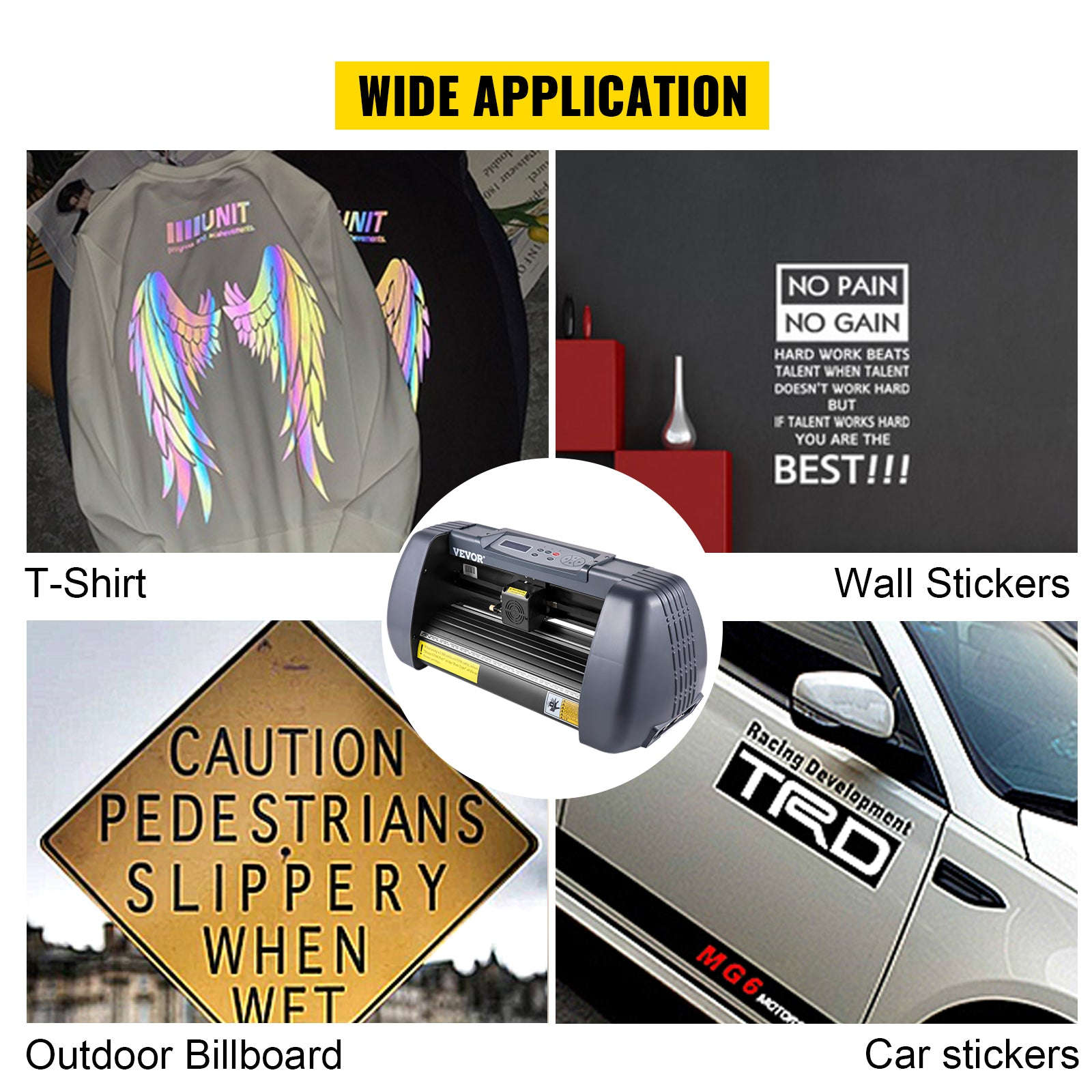 SucceBuy Vinyl Cutter Machine 14-Inch Plotter-14in Black / spain