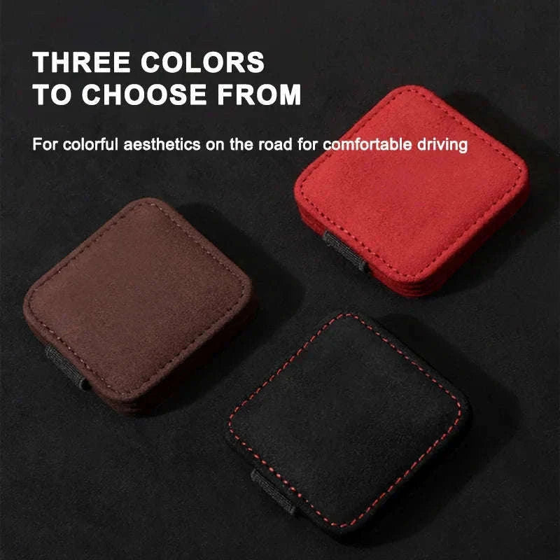 Suede Car Seat Belt Clip Extender-Brown