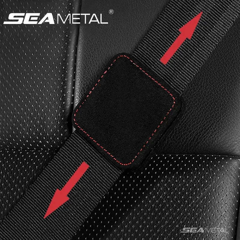 Suede Car Seat Belt Clip Extender-Brown