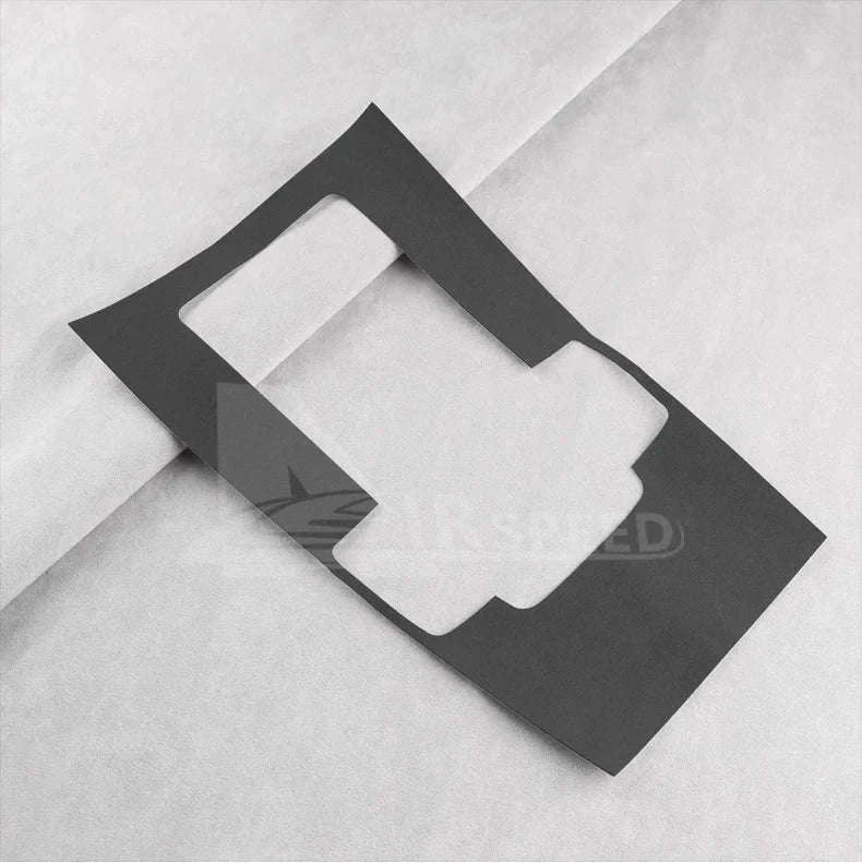 Suede Gear Shift Panel Sticker for Mazda 3 Axela 2019-2025-Black LHD RHD / Germany