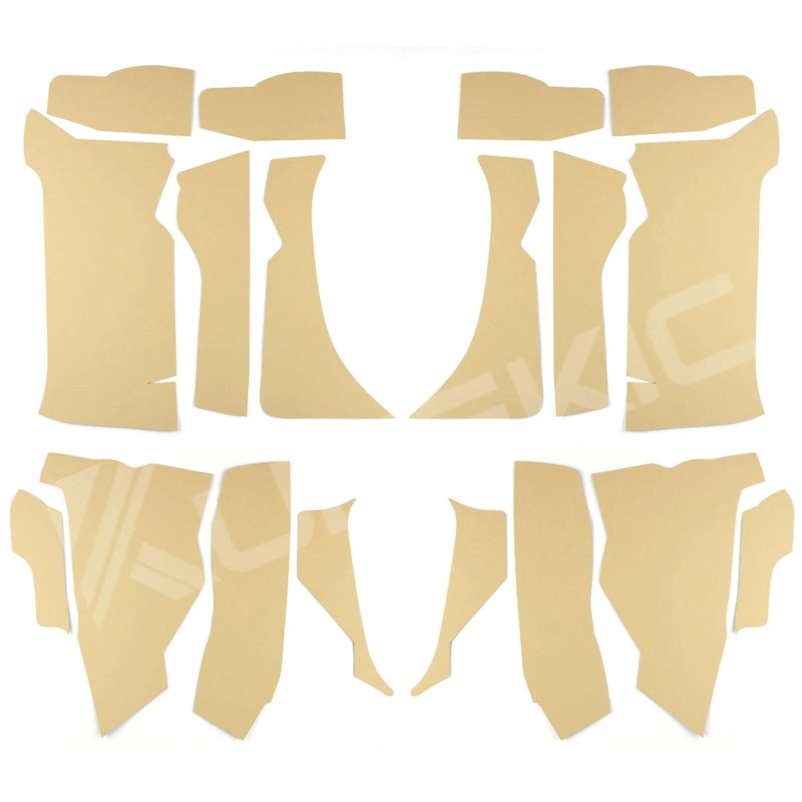 Suede/Polyester Interior Trim Sticker for Seat Leon and Cupra-1Set / Germany
