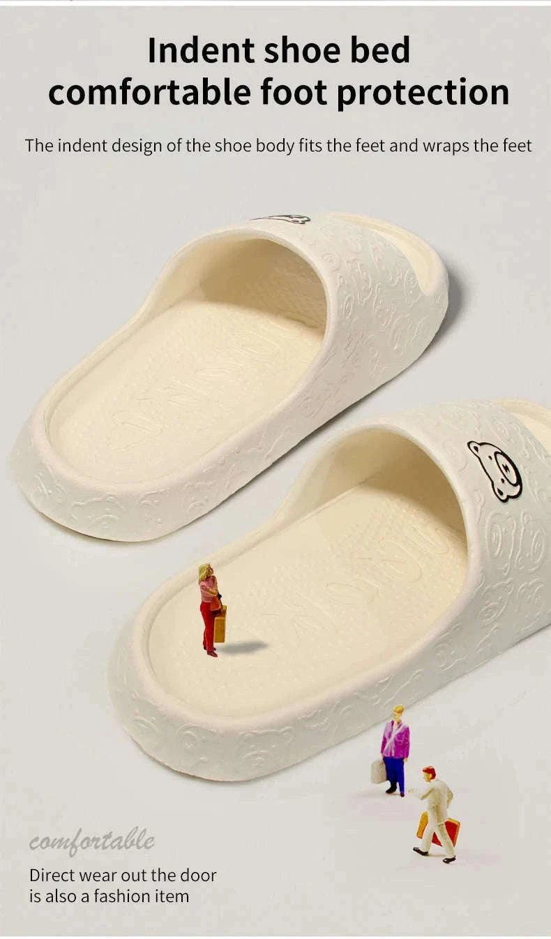 Summer Non-Slip EVA Home Slippers for Comfortable Indoor Wear-PURPLE / 40-41