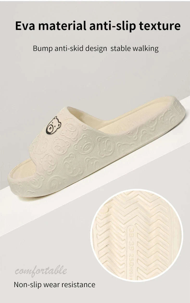 Summer Non-Slip EVA Home Slippers-PURPLE / 40-41