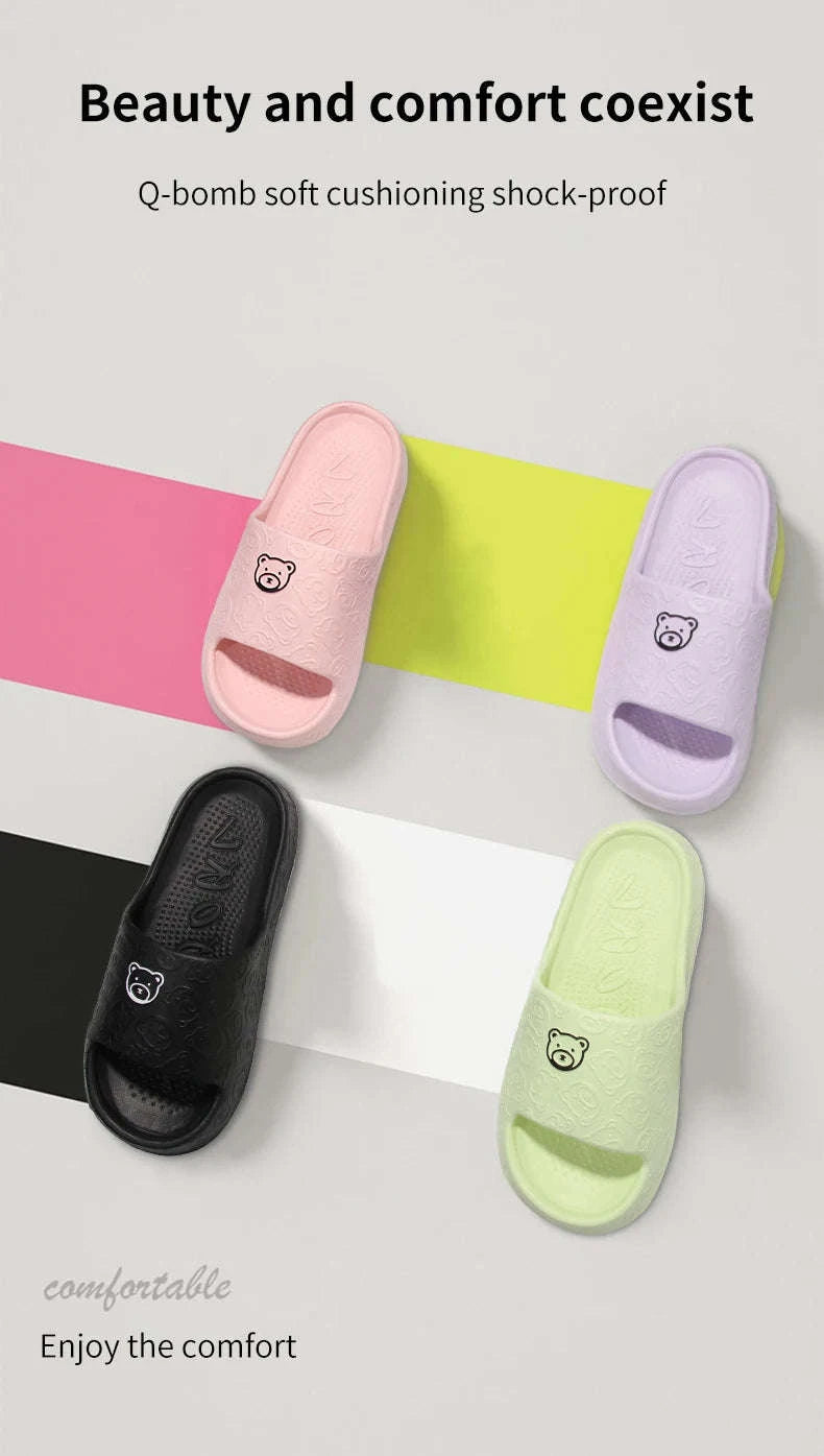 Summer Non-Slip EVA Home Slippers-PURPLE / 40-41
