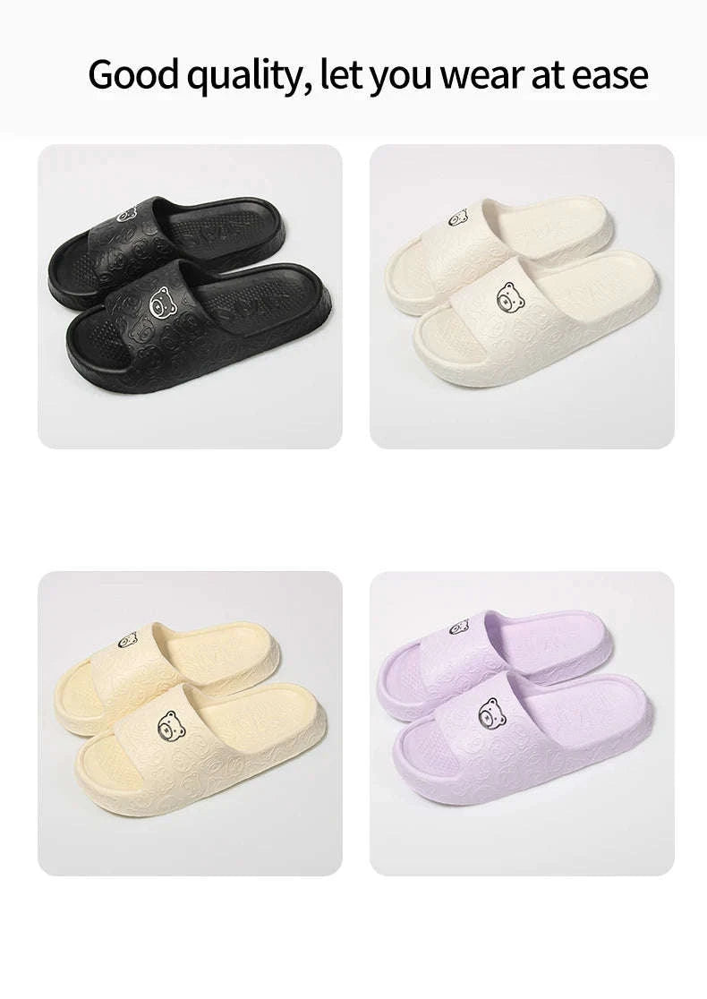 Summer Non-Slip EVA Home Slippers-PURPLE / 40-41