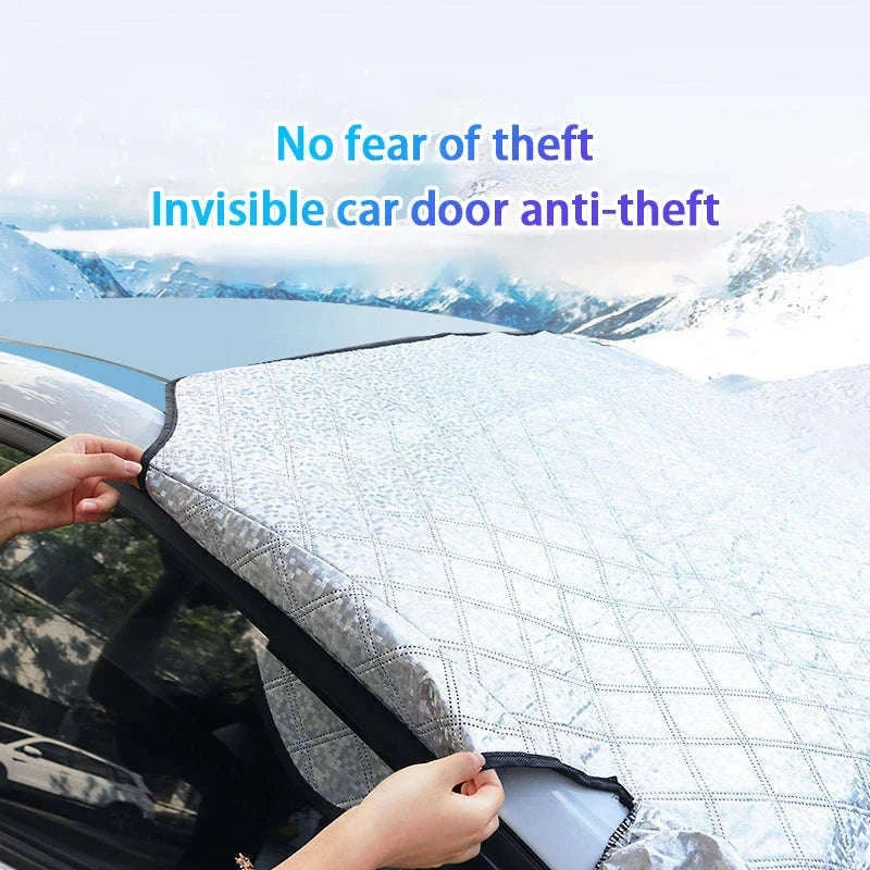 Summer Windshield Cover UV Reflective Sun Shade Waterproof-Large