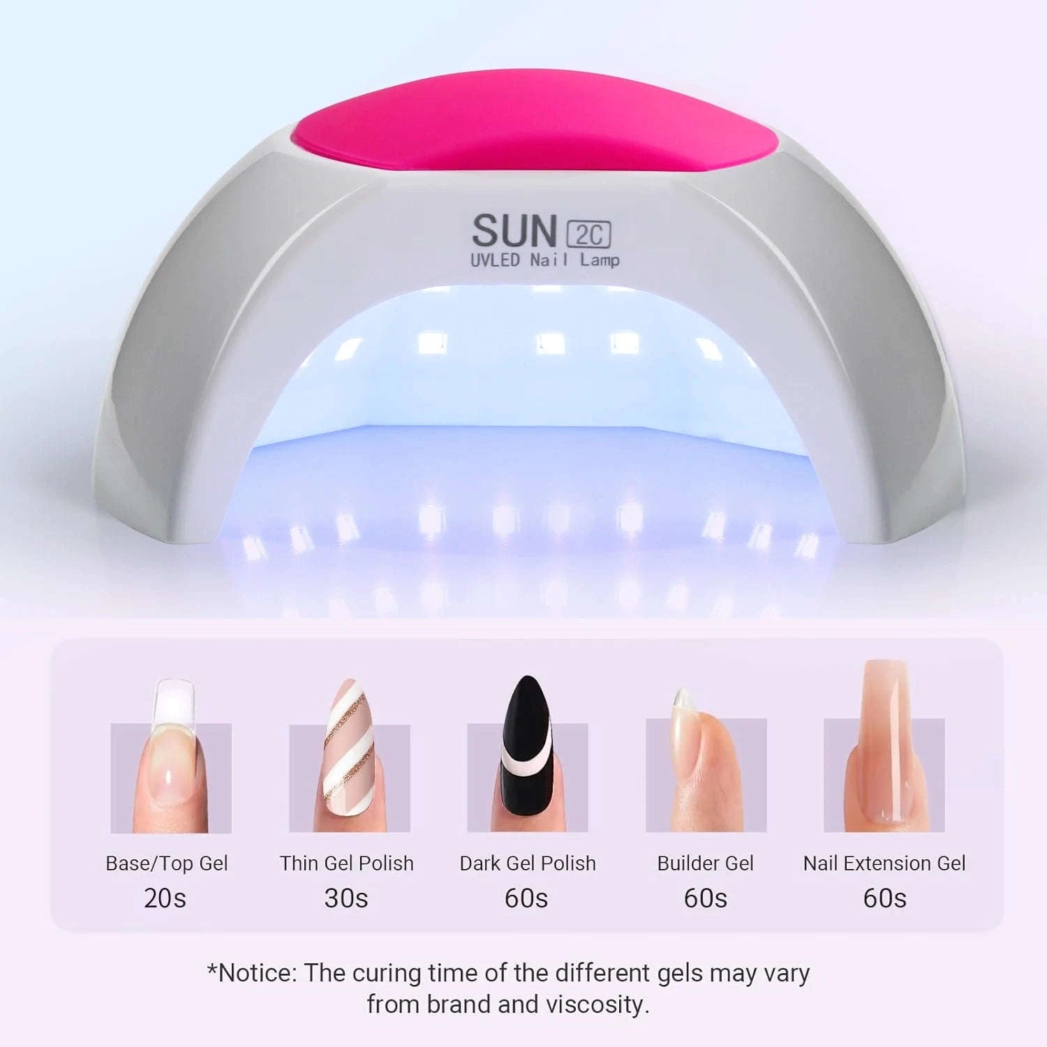 Sun2C Nail Lamp 48W Gel Polish Dryer-SUN 2C / EU