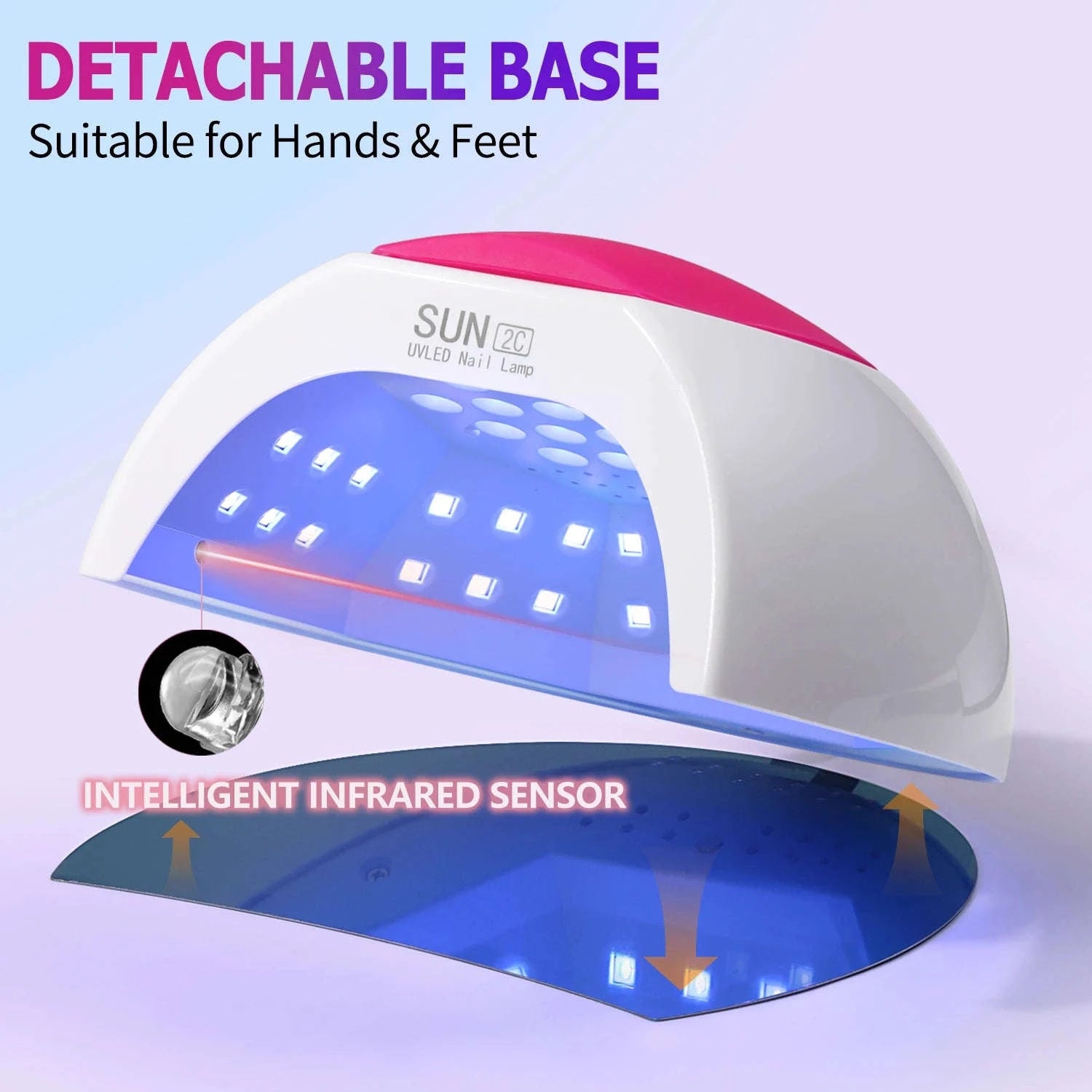 Sun2C Nail Lamp 48W Gel Polish Dryer-SUN 2C / EU