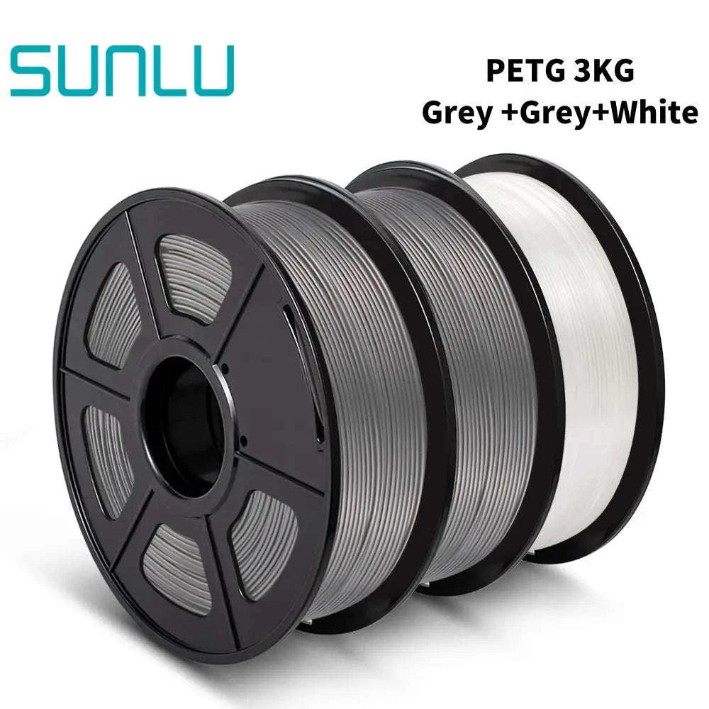 SUNLU PETG 3D Filament 1KG (3 Rolls) 1.75mm-PETG-WT-3KG / United States