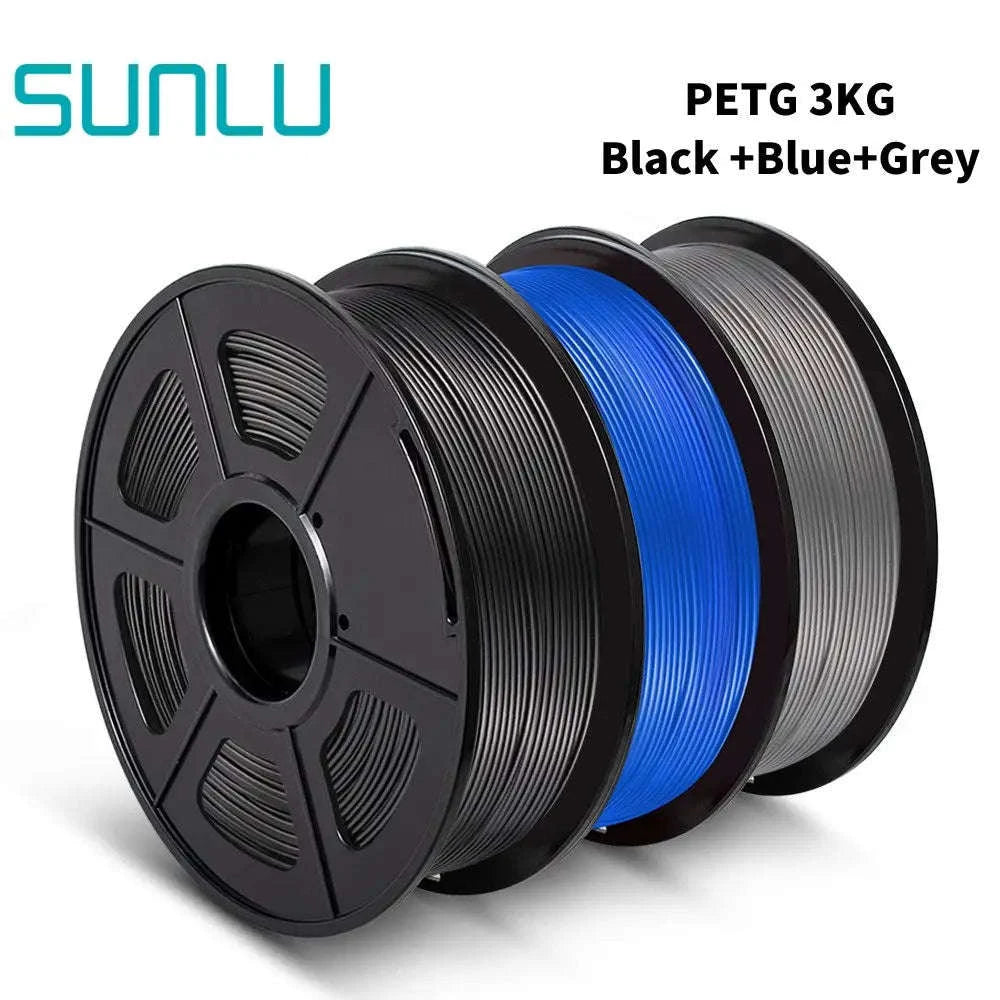 SUNLU PETG 3D Filament 1KG (3 Rolls) 1.75mm-PETG-WT-3KG / United States
