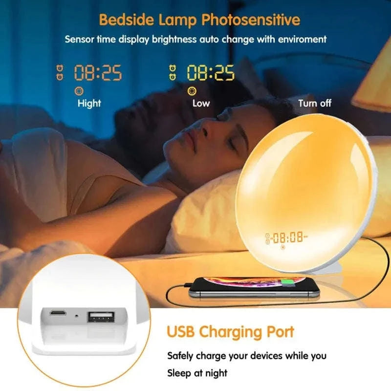 Sunrise Alarm Clock Wake Up Light-NZ6688J
