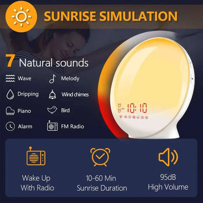Sunrise Alarm Clock Wake Up Light-NZ6688J