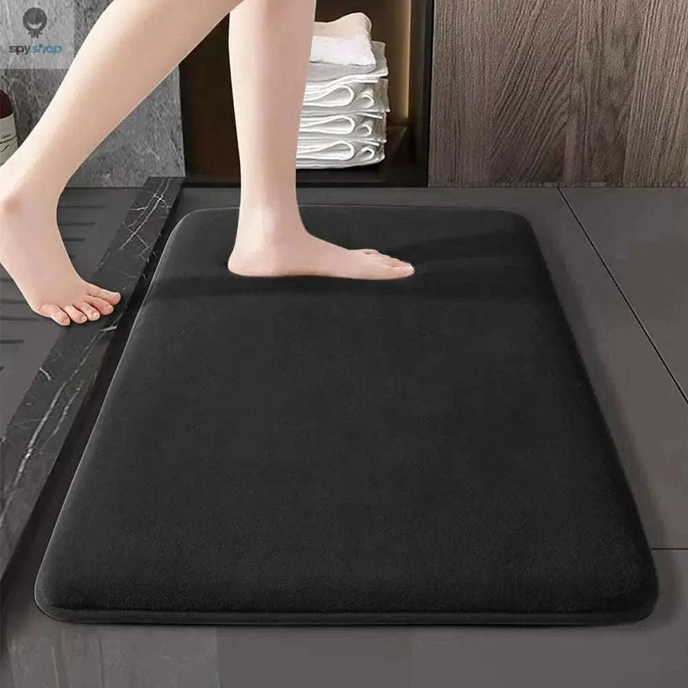 Super Absorbent Bath Mat – Coral Velvet Comfort and Non‑Slip Stability-01 white / 60cm x 200cm
