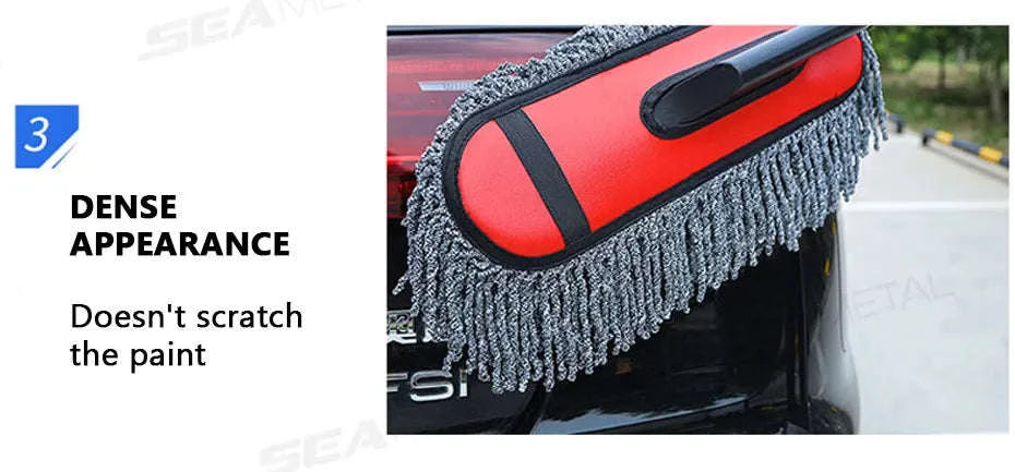 Super Absorbent Car Mop with Telescopic Handle-1pc / China Mainland
