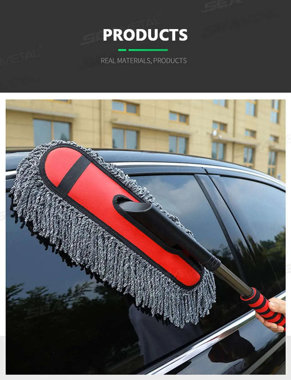 Super Absorbent Car Mop with Telescopic Handle-1pc / China Mainland