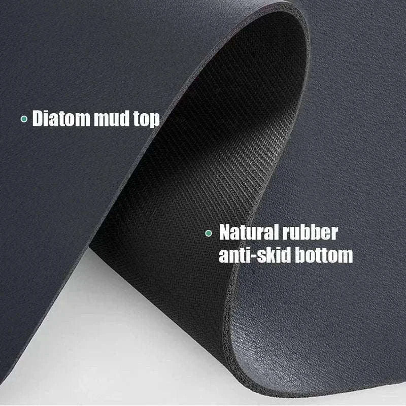 Super Absorbent Diatom Mud Drying Mat for Cleaner Countertops-Summer Monsoon / 60x50cm