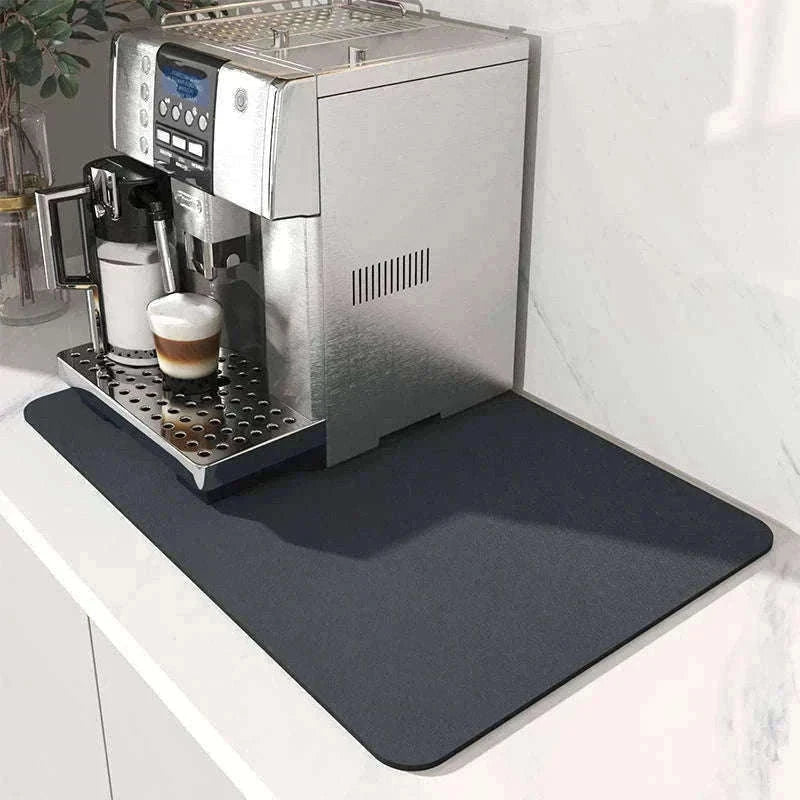 Super Absorbent Diatom Mud Drying Mat for Cleaner Countertops-Summer Monsoon / 60x50cm