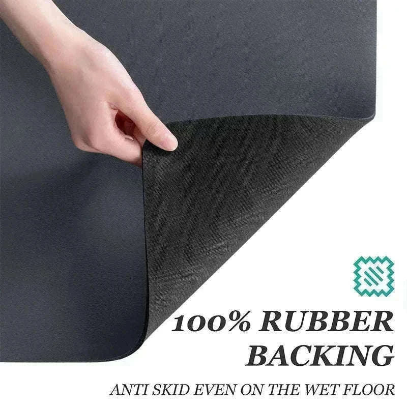 Super Absorbent Diatom Mud Drying Mat for Cleaner Countertops-Summer Monsoon / 60x50cm