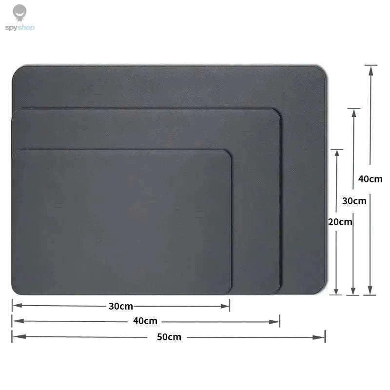 Super Absorbent Kitchen Drying Mat with Non-Slip Moisture Control-black-2PCS / 20X30CM