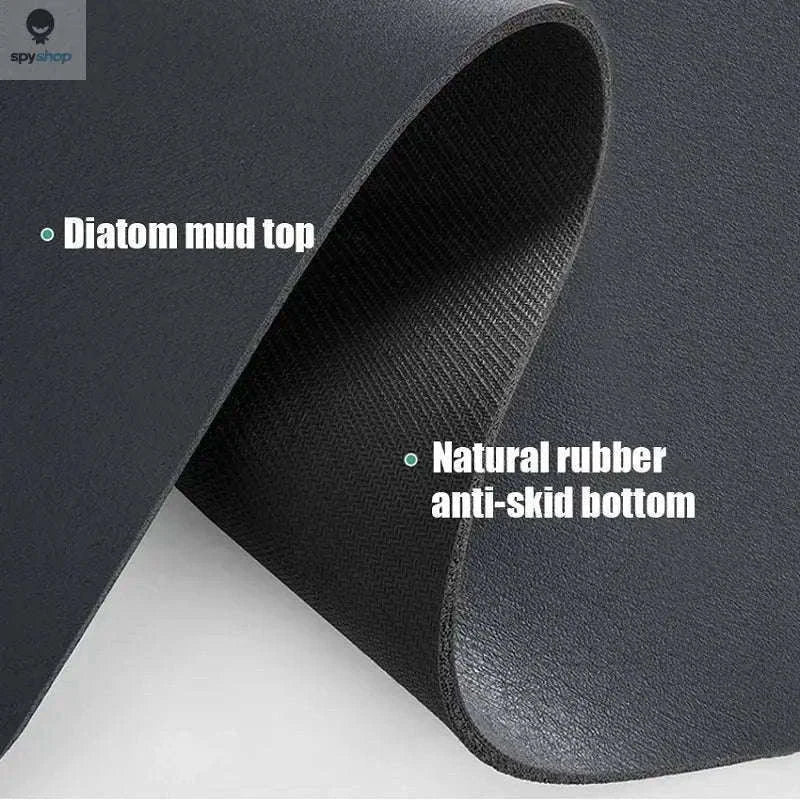 Super Absorbent Kitchen Drying Mat with Non-Slip Moisture Control-black-2PCS / 20X30CM