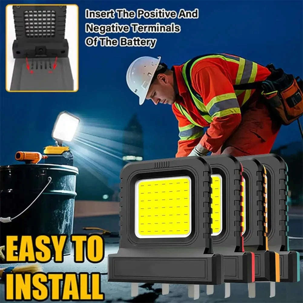 Super Bright LED Work Light for 20-21V Li-ion Battery-B 3Pcs