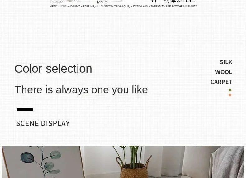 Super Soft Plush Round Rug Mat-blue / 100x100cm