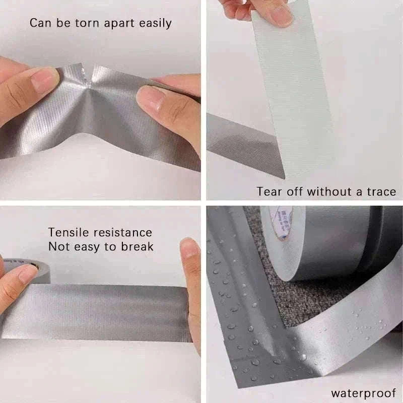 Super Sticky Silver Duct Tape Roll, 10m for Quick Repairs-10M / 20mm