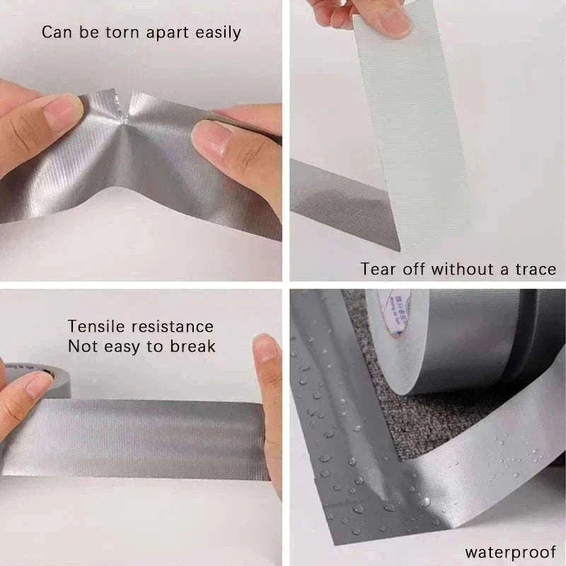 Super Sticky Silver Duct Tape Roll, 10m for Quick Repairs-10M / 20mm