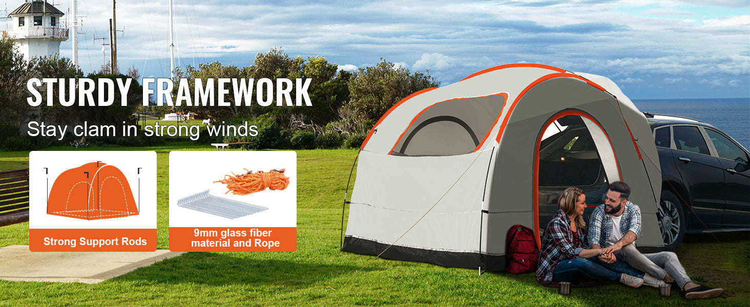 SUV Camping Tent Attachment for Rear Hatch-United States