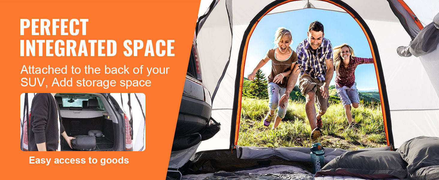 SUV Camping Tent Attachment for Rear Hatch-United States