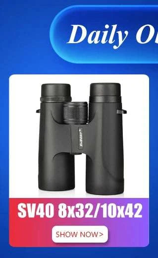SV47 Waterproof Binoculars 8x/10x Wide View for Birdwatching & Travel-8X42mm