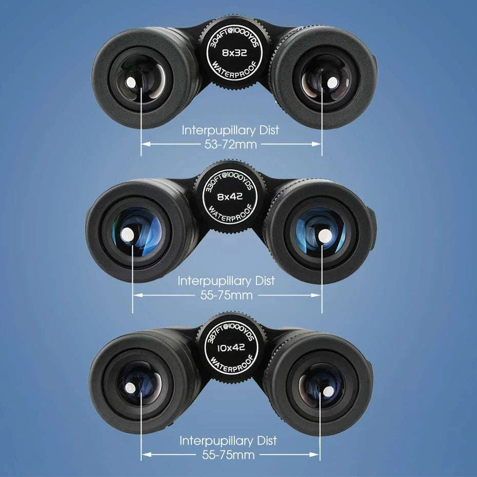 SV47 Waterproof Binoculars 8x/10x Wide View for Birdwatching & Travel-8X42mm