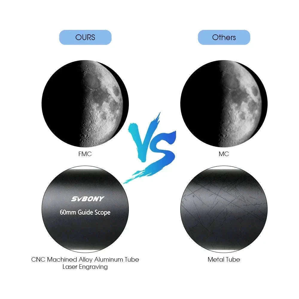 SVBONY SV106 Telescope Guide Scope for Precise Astrophotography-SV106 50mm