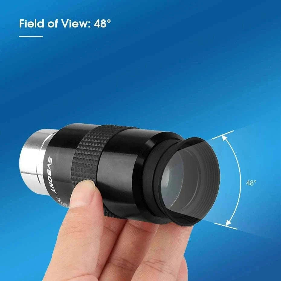 SVBONY SV131 1.25" Plossl Telescope Eyepiece for Clear Views-12mm