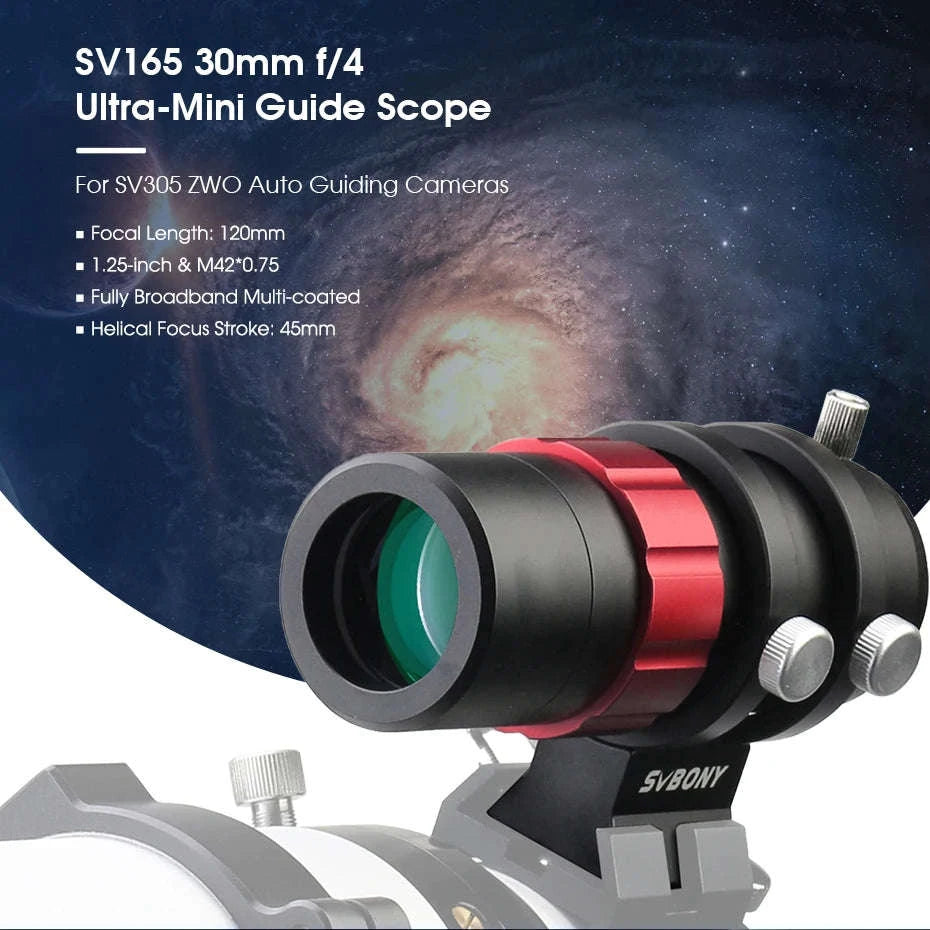 SVBONY SV165 30mm f/4 Ultra-Mini Guide Scope-SV165