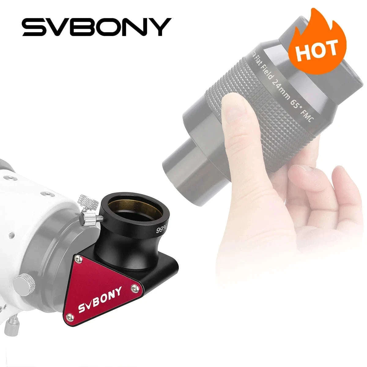 SVBONY SV188P 1.25" 90° Dielectric Mirror Diagonal-SV188P