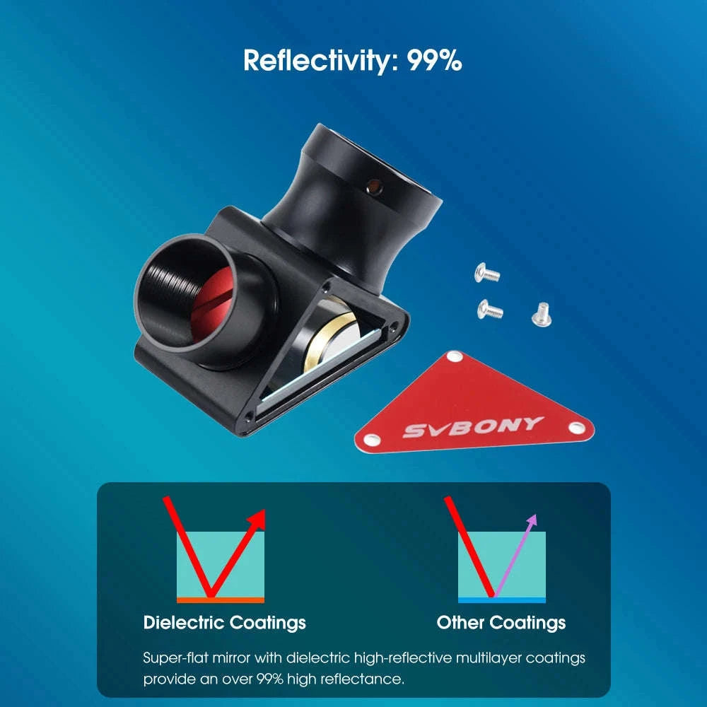 SVBONY SV188P 1.25" Dielectric Mirror Diagonal 90°-SV188P