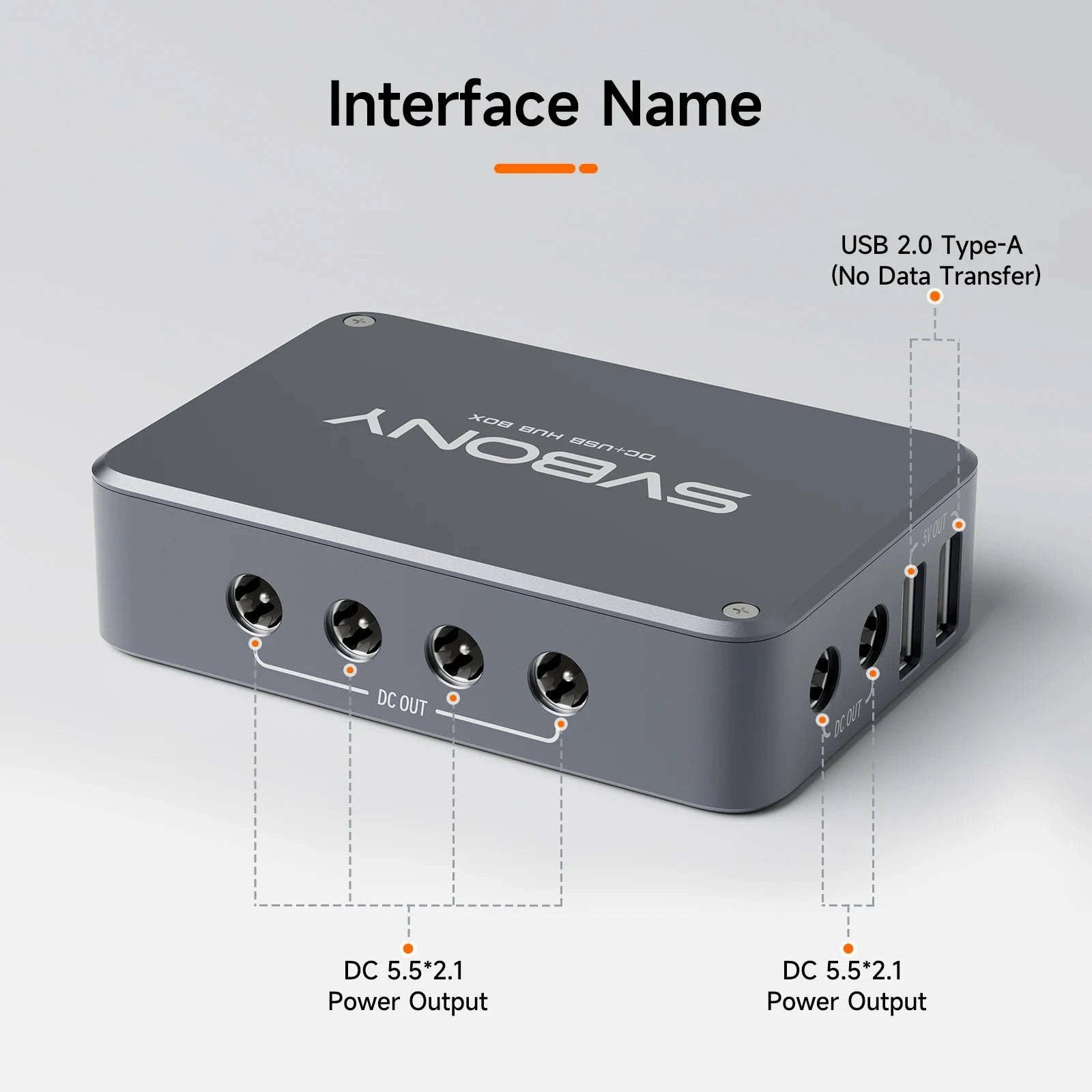 SVBONY SV241 Astronomy DC + USB Hub Power Adapter for Astrophotography-SV241X2 / CN