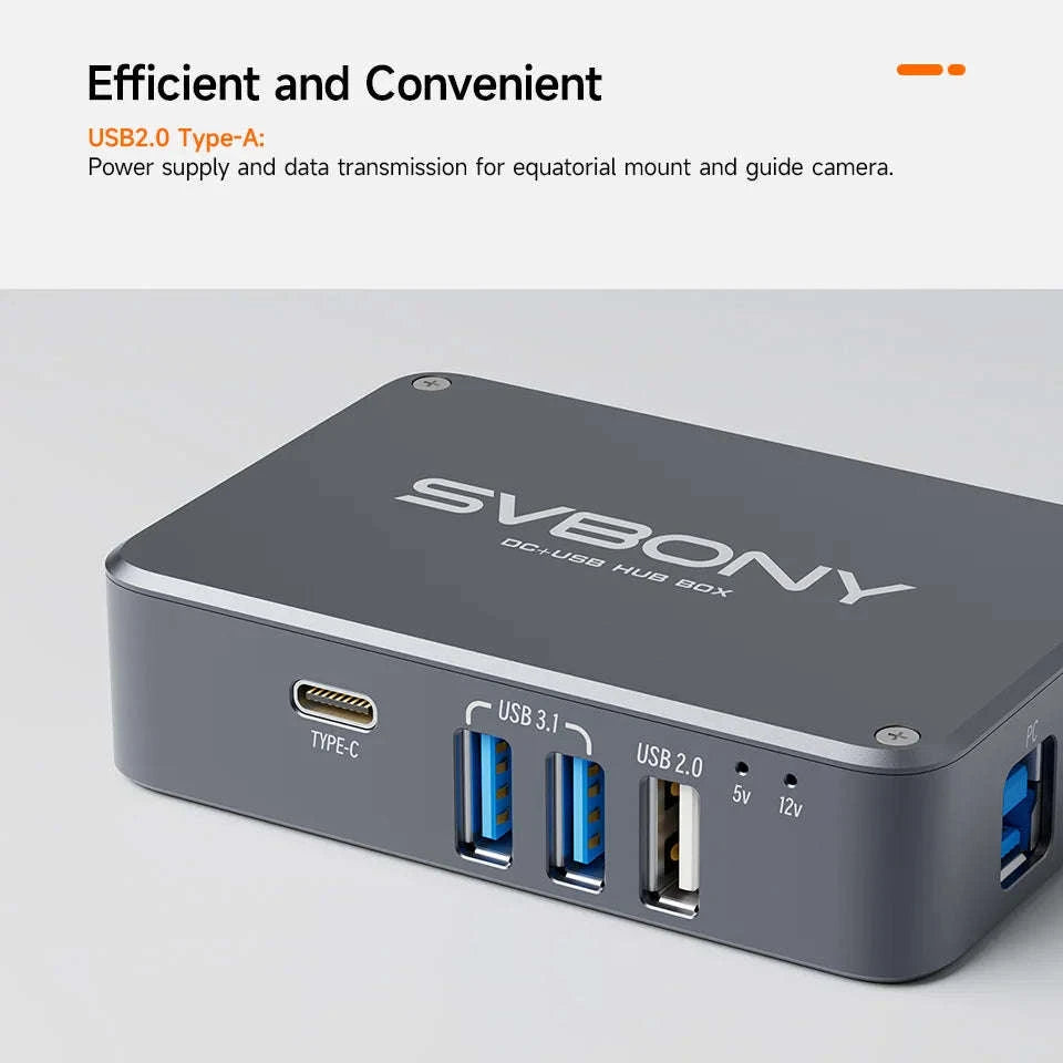 SVBONY SV241 Astronomy DC + USB Hub Power Adapter for Astrophotography-SV241X2 / CN