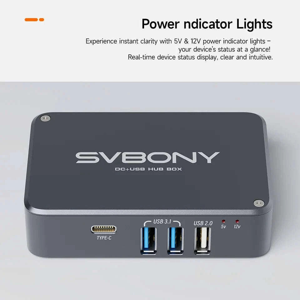 SVBONY SV241 Astronomy DC + USB Power Hub for Astrophotography-SV241X2 / CN